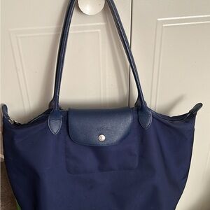 Longchamp Elegant Blue Tote Bag